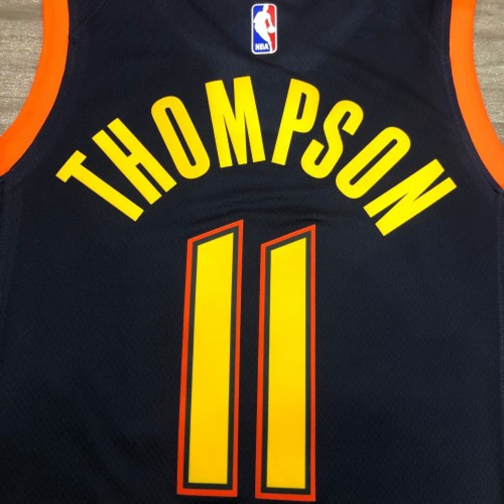 Men's Golden State Warriors Klay Thompson #11 Navy 2020/21 Swingman Jersey - City Edition-Pro Kit Vault | Brand New 26/27 Sports Jerseys